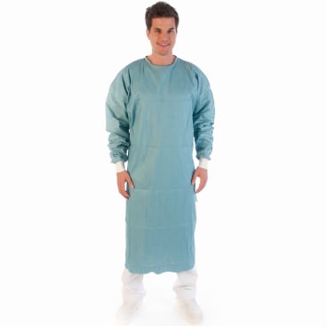 SPUNLACE Kittel Schutzkleidung Viskose-Polyester - langärmlig, für medizinische Einrichtungen - Med-Praxisbedarf
