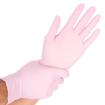 Safe Light Nitrilhandschuhe rosa - unsteril, puderfrei, für täglichen Einsatz in der Praxis - Med-Praxisbedarf