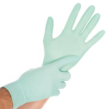 Nitrilhandschuhe Safe Light mintgrün - puderfreie Einmalhandschuhe für medizinischen Bereich - Med-Praxisbedarf