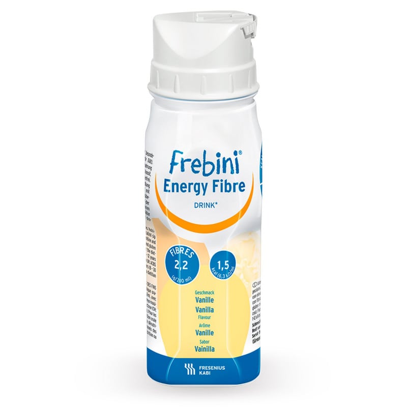 Frebini Energy DRINK für Kinder Erdbeere - Trinknahrung mit hohem Kaloriengehalt für Kinder - Med-Praxisbedarf