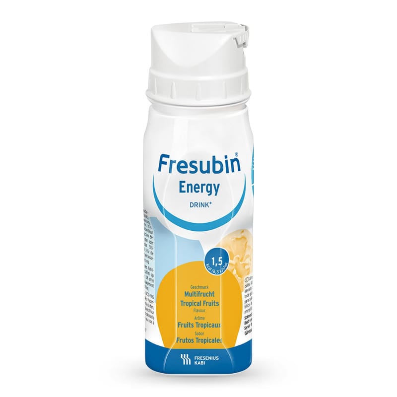 Fresubin Energy DRINK im 4er Pack - hochkalorische Ernährung, Vorbeugung Mangelversorgung - Med-Praxisbedarf