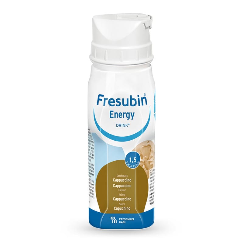 Fresubin Energy DRINK Geschmack Erdbeere - hochkalorische Trinknahrung, 200 ml - Med-Praxisbedarf