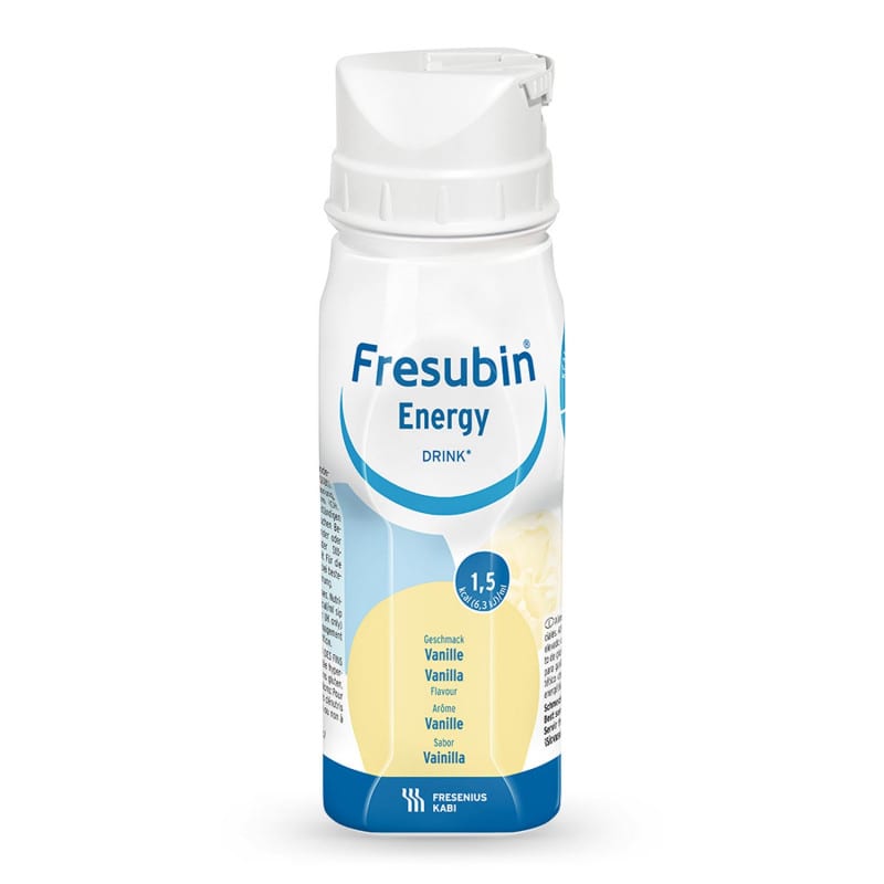 Fresubin Energy DRINK 1.5 kcal/ml - hochkalorische Trinknahrung, 200 ml Flasche Vanille - Med-Praxisbedarf