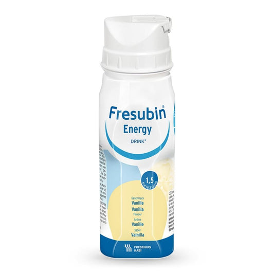 Fresubin Energy DRINK 1.5 kcal/ml - hochkalorische Trinknahrung, 200 ml Flasche Vanille - Med-Praxisbedarf
