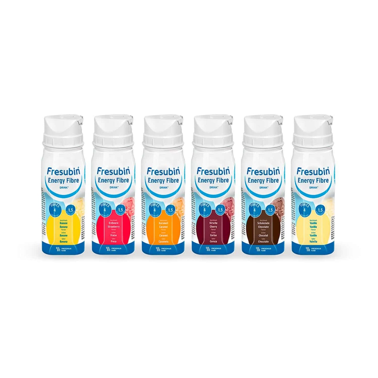 Fresubin Energy Fibre DRINK hochkalorische Trinknahrung - 300 kcal pro 200 ml Flasche mit Ballaststoffen - Med-Praxisbedarf