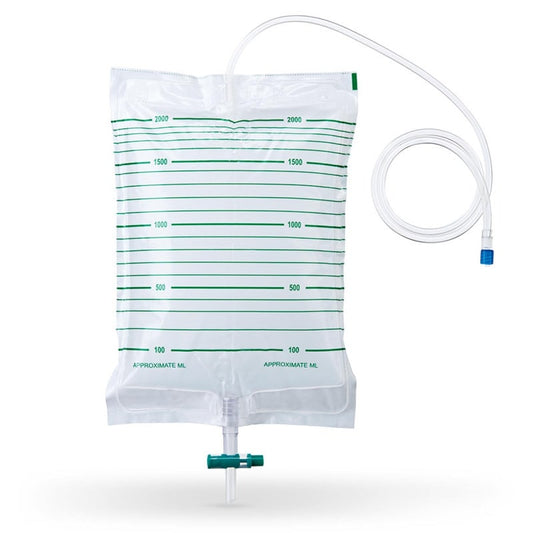Nephrostomie Drainagebeutel 2000 ml - von Fresenius Kabi mit langem Schlauch - Med-Praxisbedarf