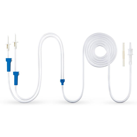 Zwillingsüberleitgerät 1 D/X Fresenius Kabi - mit Dorn-Anschluss für Infusionen - Med-Praxisbedarf