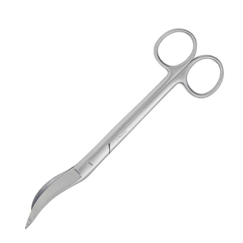 Episiotomie-Schere nach Waldmann - präzises Dammschnitt-Instrument für Klinik und Praxis