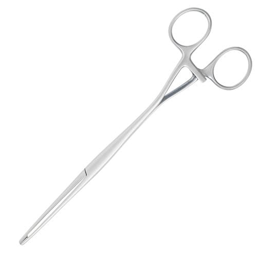 Uterus-Klemmzange Frimed für gynäkologische Eingriffe - chirurgischer Stahl, sichere Fixierung - Med-Praxisbedarf