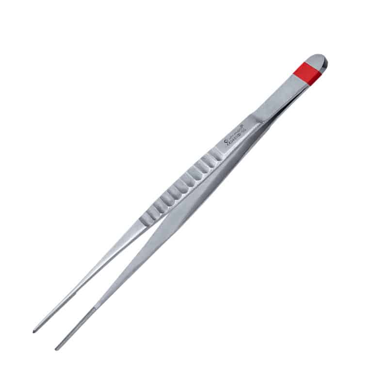 Fuhrmann De Bakey-Pinzette 15 cm - Chirurgisches Einmalinstrument aus Edelstahl - Med-Praxisbedarf