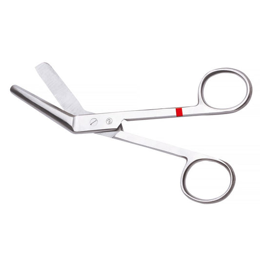 Fuhrmann Episiotomieschere - Einweginstrument 14,5 cm mit gewohnter Metall-Haptik - Med-Praxisbedarf