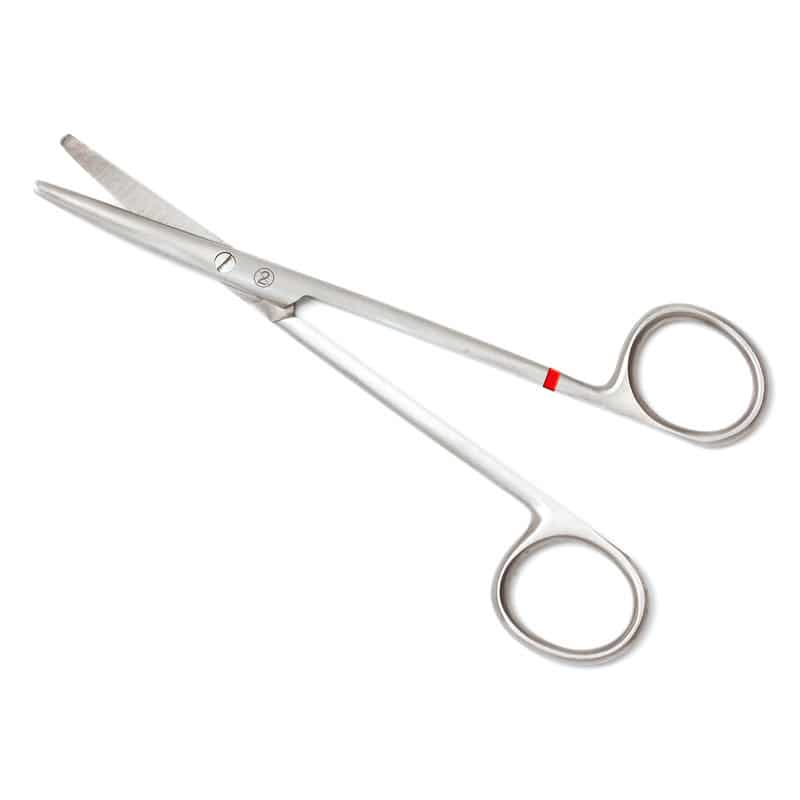 Einweg-Schere Fuhrmann Standard-Schere - chirurgisches Instrument aus Metall - Med-Praxisbedarf