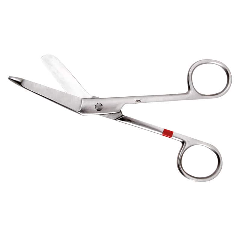Verbandschere Einweginstrument Metall - gute Haptik, Längen 14cm oder 18cm - Med-Praxisbedarf