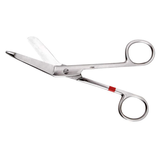 Verbandschere Einweginstrument Metall - gute Haptik, Längen 14cm oder 18cm - Med-Praxisbedarf