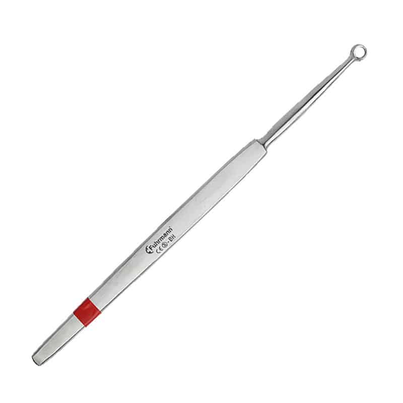 Wundkürette Einmalinstrument mattes Metall - für die Wundversorgung und Wundreinigung - Med-Praxisbedarf