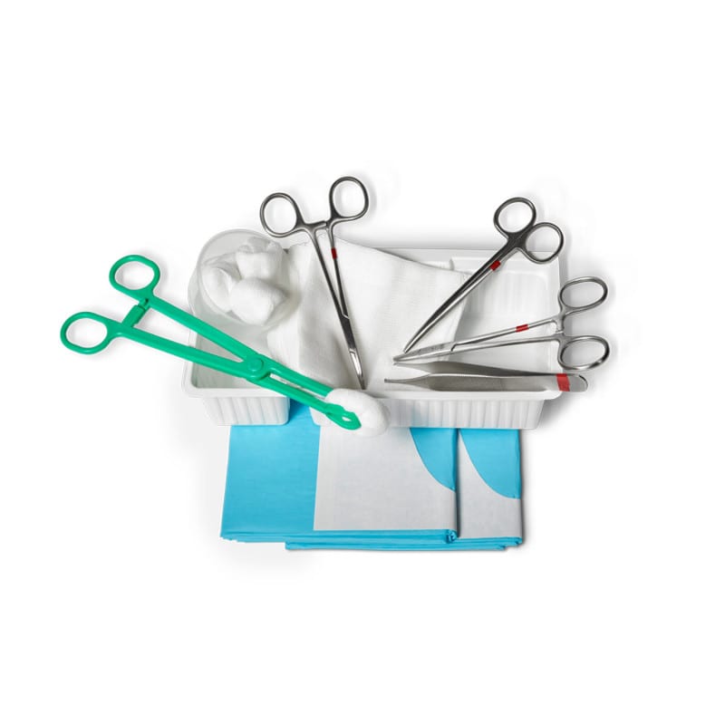 Wundversorgungs-Set fein steril für kleine Eingriffe - komplettes Set von Fuhrmann - Med-Praxisbedarf