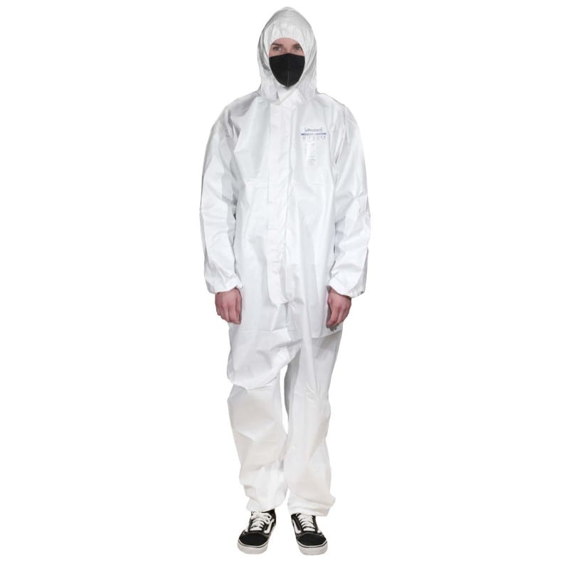 Overall Kat. III Typ 5B/6B - Schutzanzug von Fullset für Arztpraxen und Kliniken, Einweg - Med-Praxisbedarf