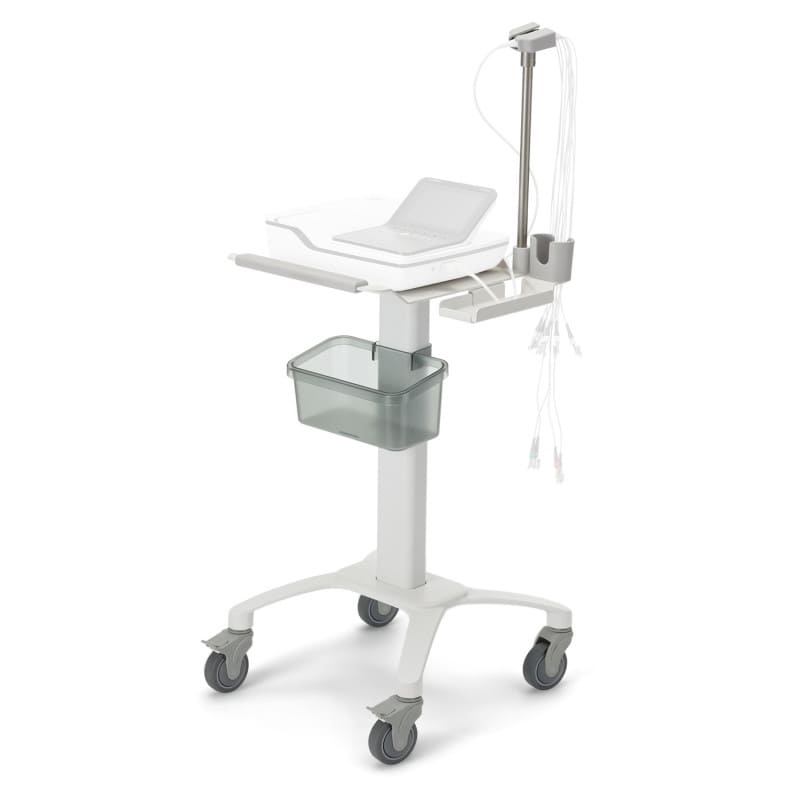GE Gerätewagen für MAC 2000 EKG - Rollstativ 94x52x57 cm, inklusive Ablage - Med-Praxisbedarf