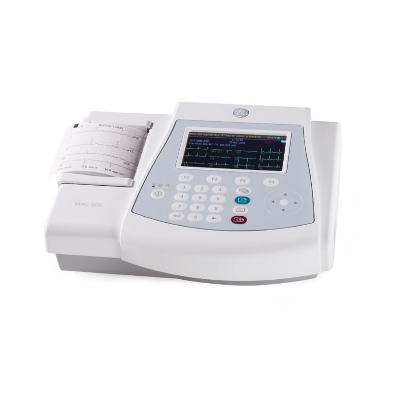 GE MAC 600 EKG-System - kompaktes Ruhe-EKG-Gerät für Praxis und Klinik - Med-Praxisbedarf