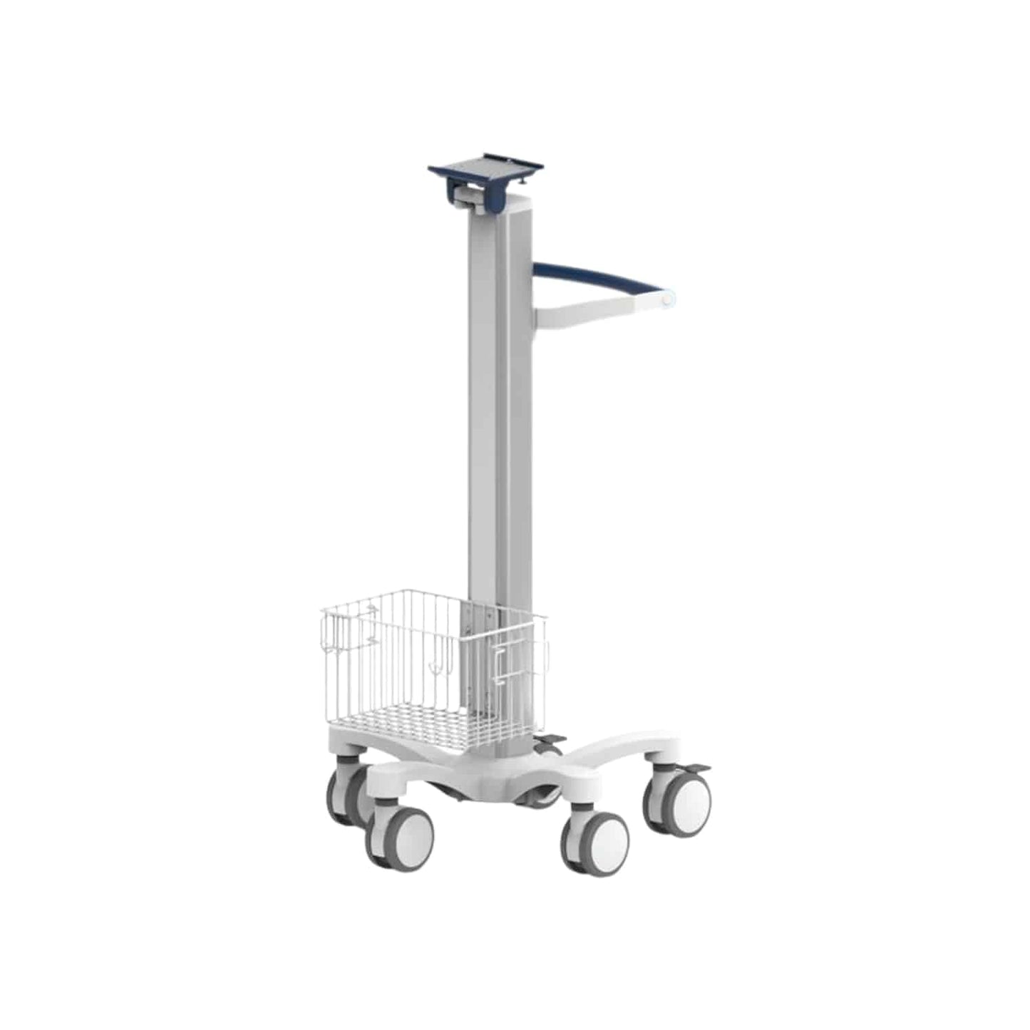 GE Rollstativ mit Monitor B125 - höhenverstellbares Transportgestell für Kliniken - Med-Praxisbedarf