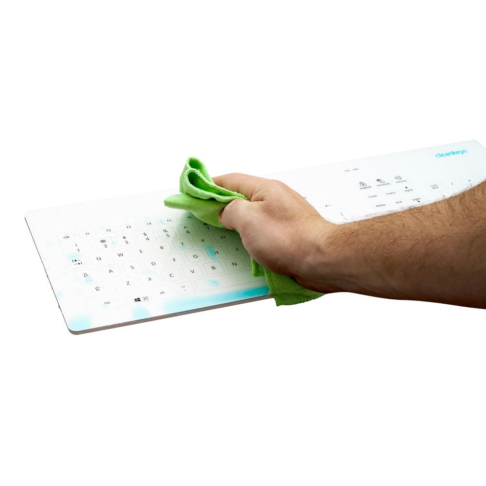 GETT Glas-Tastatur CK4 Tastenansicht - medizinische Tastatur mit deutscher Beschriftung - Med-Praxisbedarf