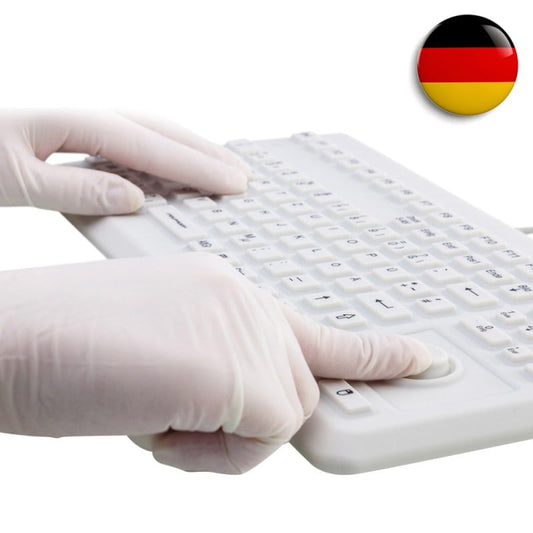 Wasserdichte Silikontastatur GETT IP68 - Für medizinische Einrichtungen, DIN EN 60601-1-2 konform - Med-Praxisbedarf