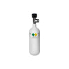 Sauerstoffflasche Leichtstahl, gefüllt