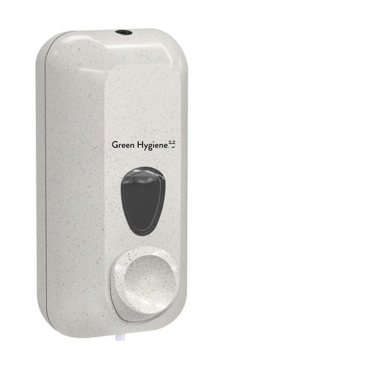 Green Hygiene Seifenspender für Kliniken und Pflege - Wandgerät 10,2 x 22,8 x 9 cm für Flüssigseife - Med-Praxisbedarf