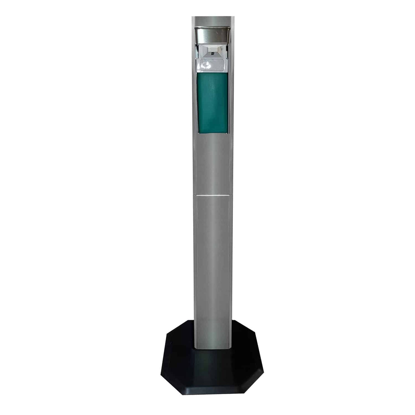 Mobiler Hygiene-Tower aus Metall - platzsparende Aufstellung von Spendern - Med-Praxisbedarf