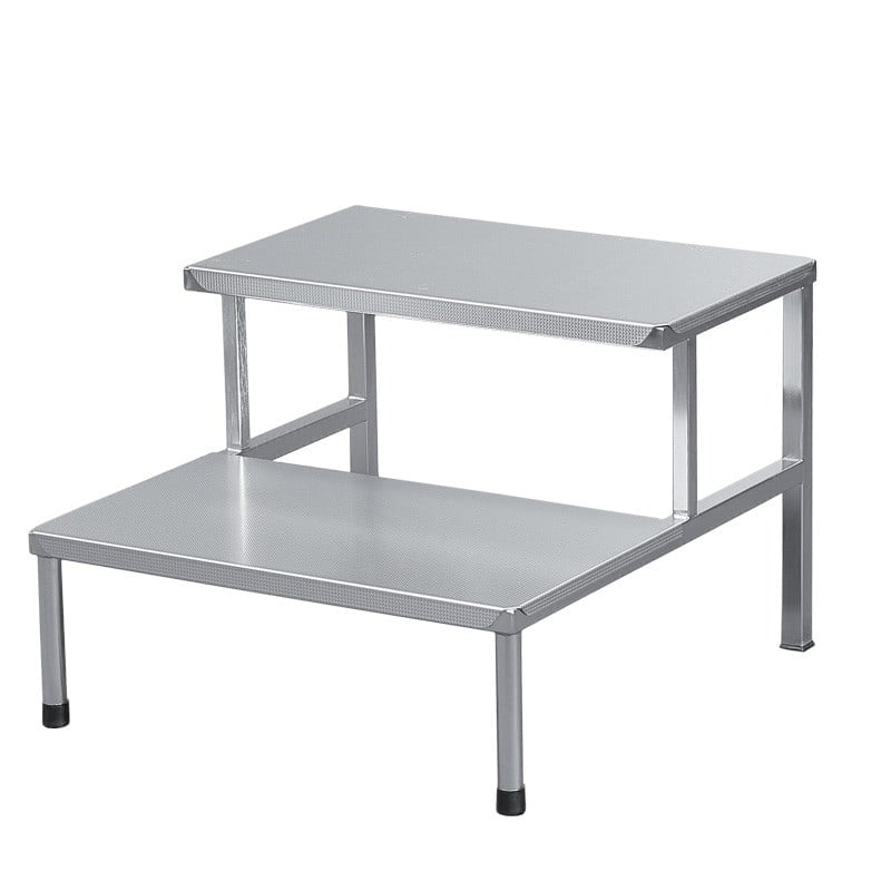 OP-Auftritt 2-stufig hygienischer Fußauftritt - Maße 60x65 cm für medizinische Bereiche - Med-Praxisbedarf