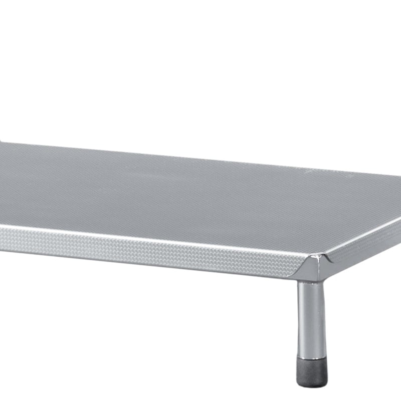 OP-Trittstufe 60 cm Breite - rutschfeste Stufe für den sterilen Bereich, Edelstahl - Med-Praxisbedarf