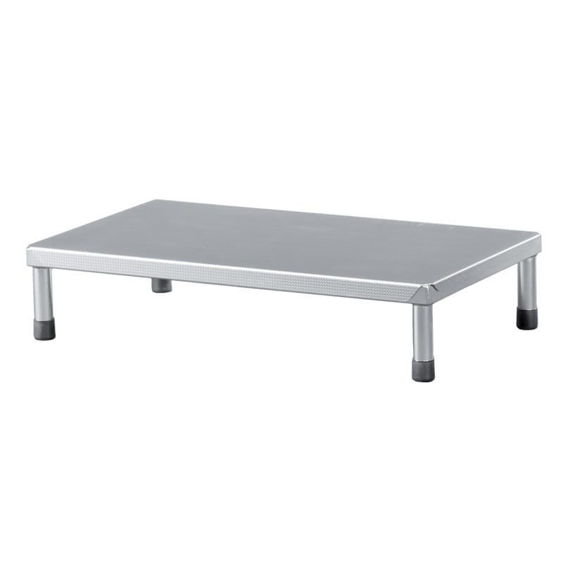 Trittstufe Operationssaal 60x35 cm - elektrolytisch polierte Oberfläche, keimarm - Med-Praxisbedarf