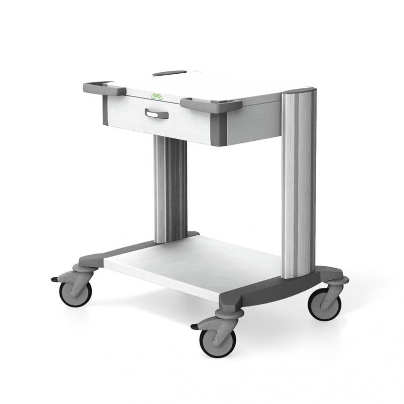 Haeberle Geräte-Basiswagen Typ toro - praktischer Rollwagen 88x65x88 cm für Klinik und Praxis - Med-Praxisbedarf