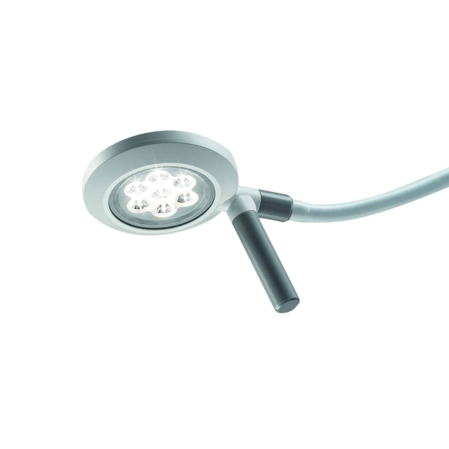 Visiano LED S Leuchte Detailansicht - energieeffiziente Untersuchungsleuchte, schwenkbarer Kopf - Med-Praxisbedarf