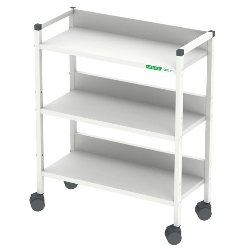Regalwagen mini - 60x26x70,5 cm, schmal für enge Behandlungsräume - Med-Praxisbedarf