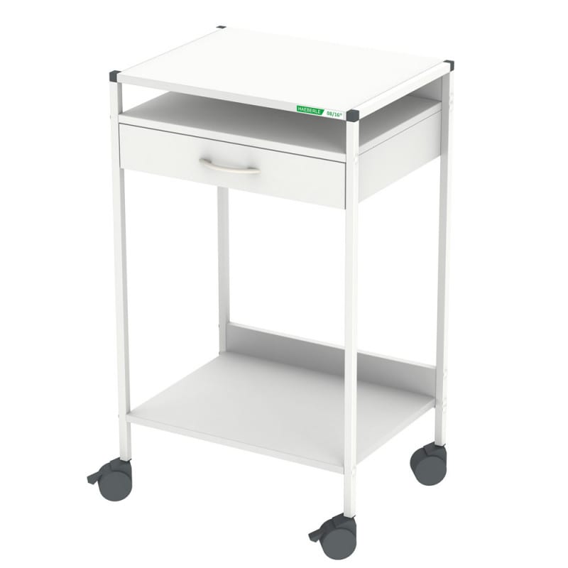 Medizinischer Laptop-Wagen - mit Stauraum, ideal für Stations- und Praxisbetrieb - Med-Praxisbedarf