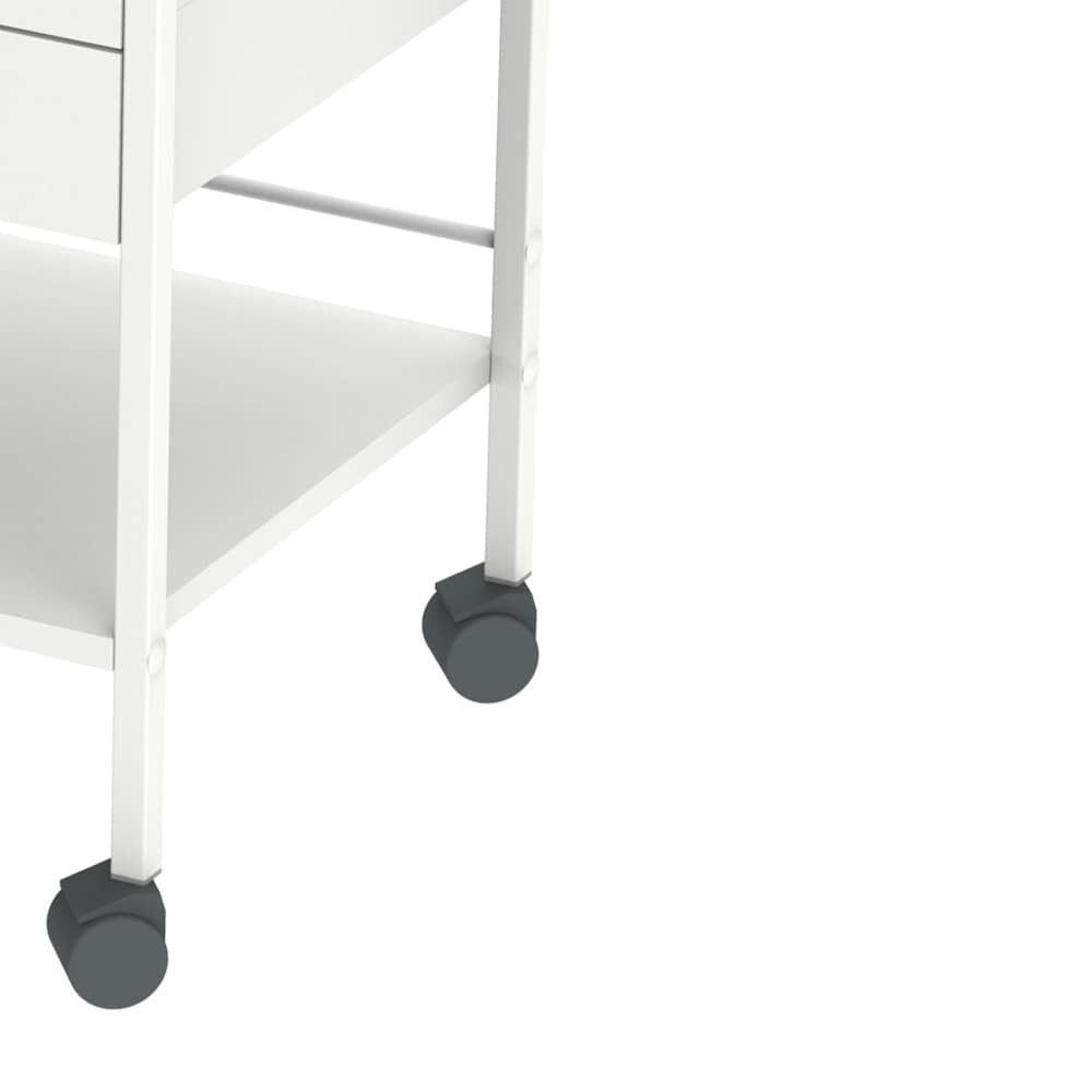 Vielzweckwagen von Haeberle - 70,5 cm hoch, 49 cm breit, praktischer Helfer für Arztpraxen - Med-Praxisbedarf