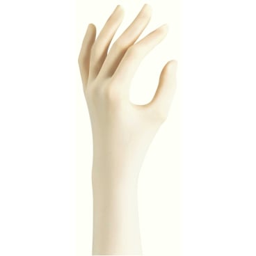 Medizinische Einmalhandschuhe Semperclean Latex - Box mit 100 Stück, naturfarben - Med-Praxisbedarf