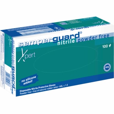 Professionelle Nitrilhandschuhe Semperguard Xpert - für intensiven Einsatz, robust - Med-Praxisbedarf