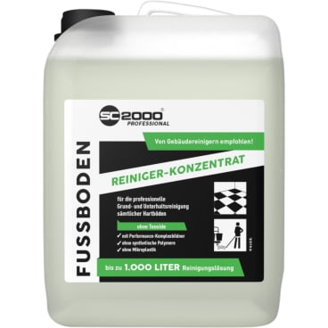 Fußbodenreiniger SC 2000 Professional Flasche - ohne Tenside, ergiebig, von Hagner - Med-Praxisbedarf