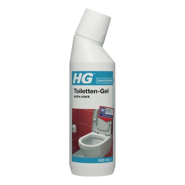 HG Toiletten-Gel extra stark - Toilettenreiniger und Entkalker für professionellen Einsatz - Med-Praxisbedarf