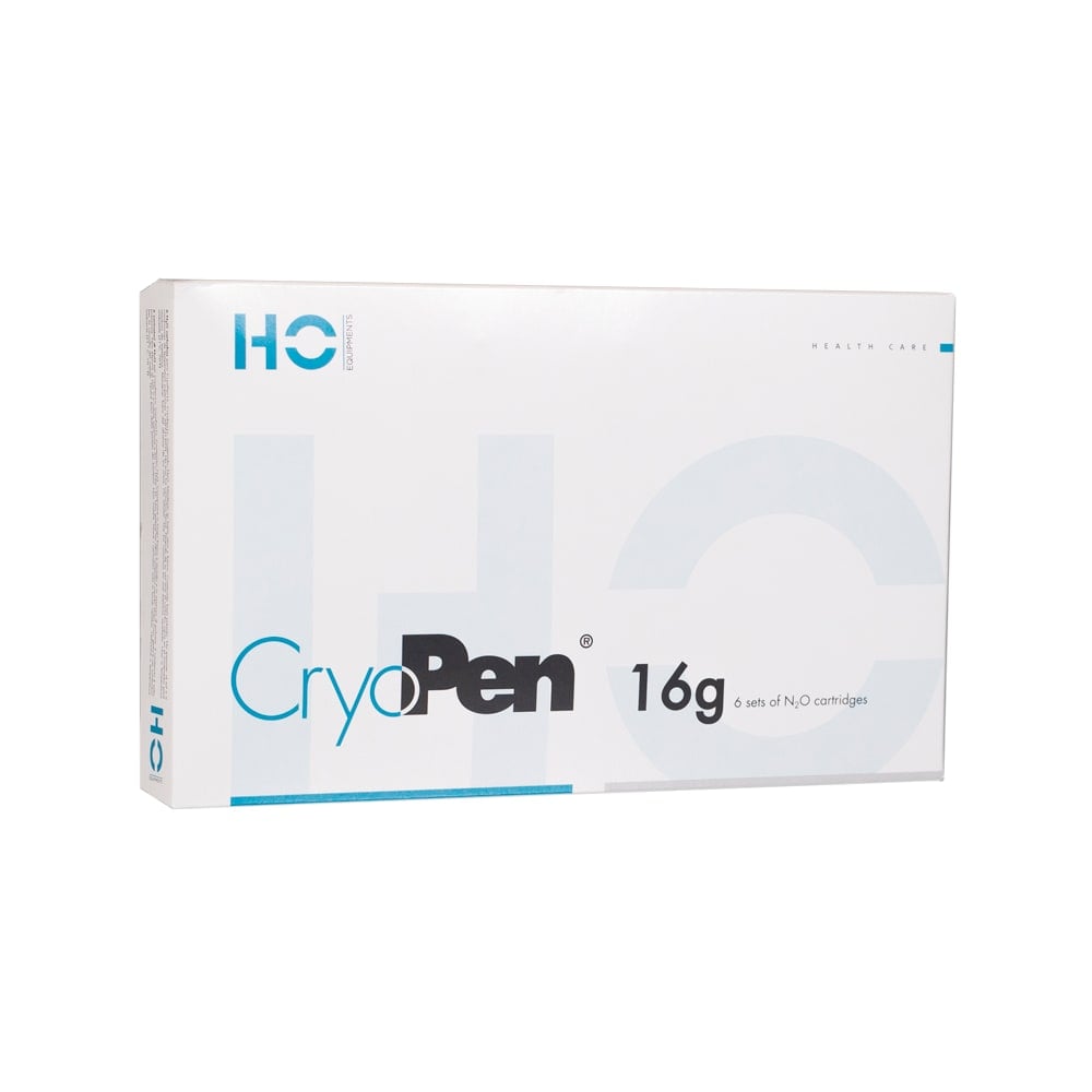 Lachgas-Patronen 16g für Kryotherapie - N2O-Patronen zur Nachfüllung von CryoPens - Med-Praxisbedarf