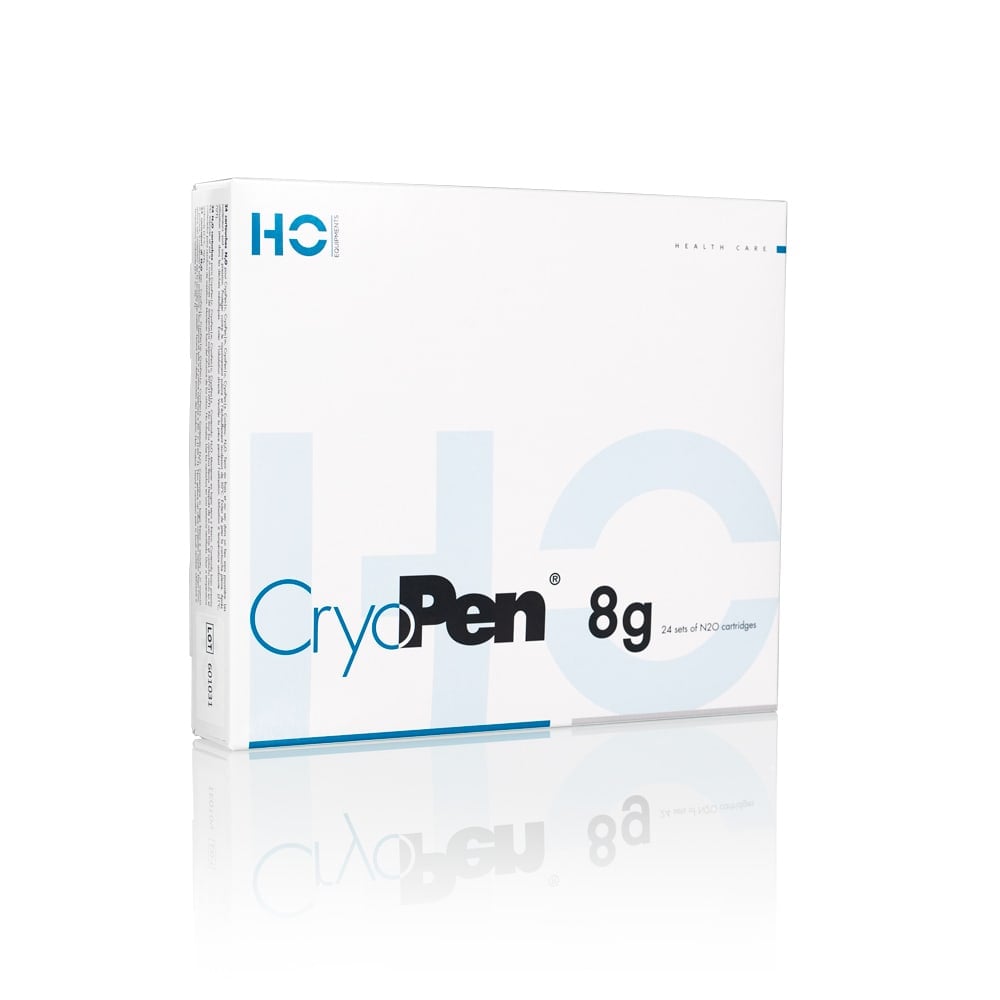 HO-Equipments CryoPen Patrone 8 Gramm - Einweg-Kartusche für Kryotherapie-Geräte - Med-Praxisbedarf