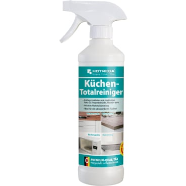 HOTREGA Küchen-Totalreiniger - umweltneutraler Intensivreiniger für Oberflächen - Med-Praxisbedarf