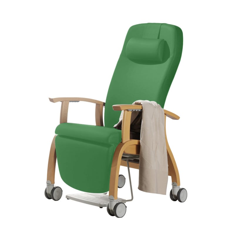 Holz-Fero e-move Rollen und Fußstütze - stabile Basis, einfache Mobilisierung - Med-Praxisbedarf