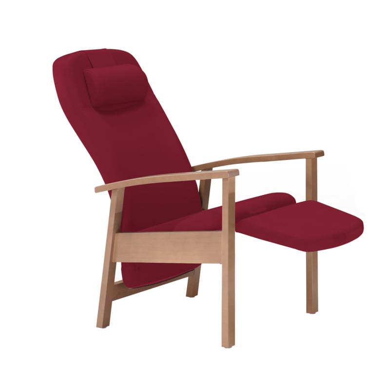Holz-Pflegestuhl Talo Classic - In Klinik oder Wartezimmer platziert - Med-Praxisbedarf