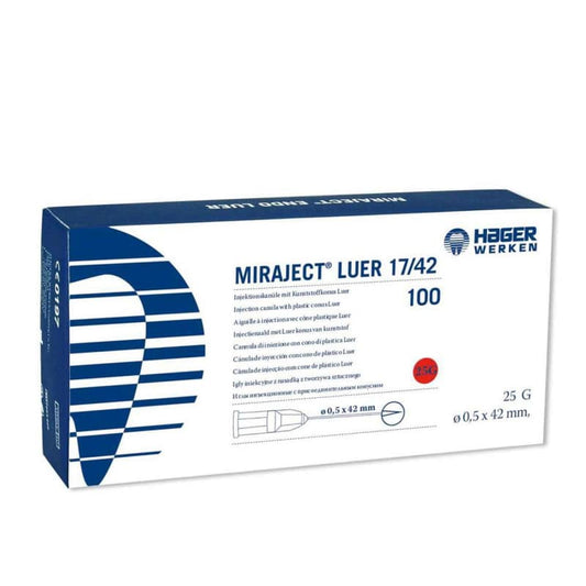 Miraject Luer Kanülen sterile Einwegkanülen - für Injektionen aus Ampullen - Med-Praxisbedarf