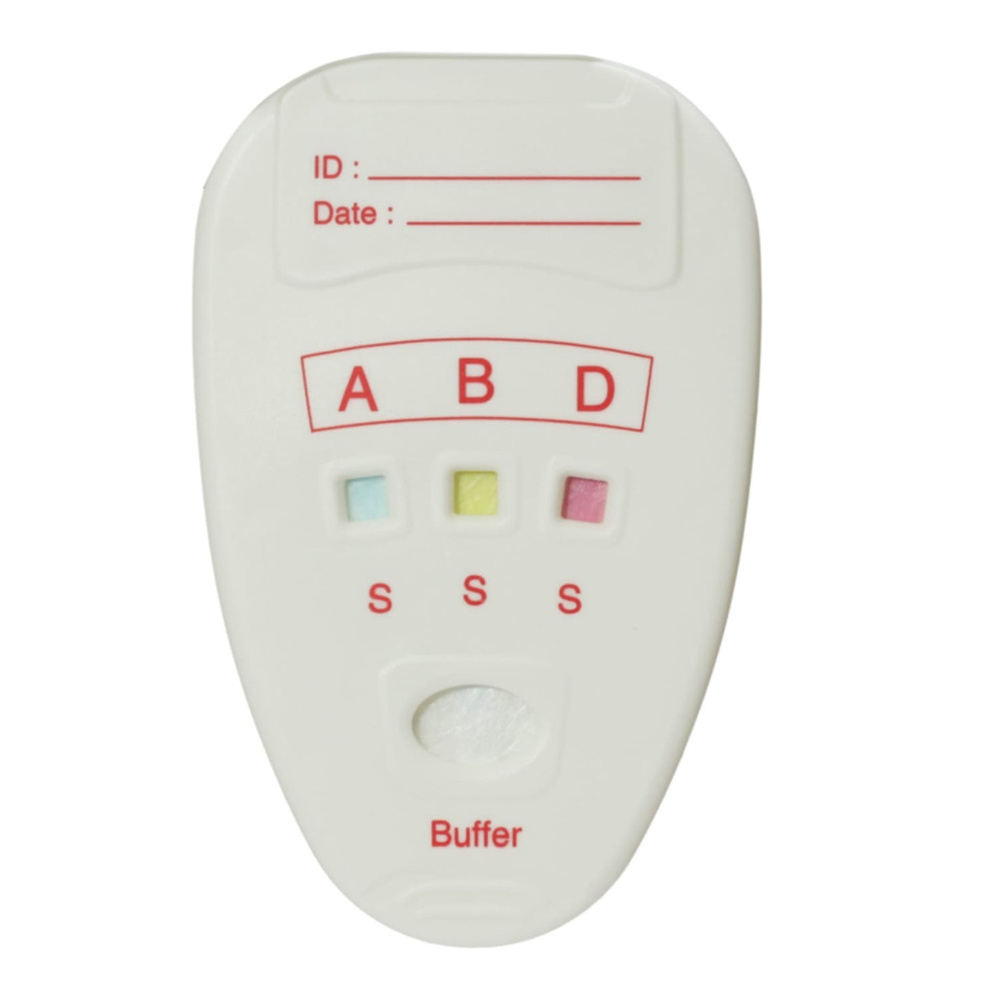 Blutgruppen-Schnelltest Durchführung - Auftragen der Blutprobe auf die Testkassette - Med-Praxisbedarf