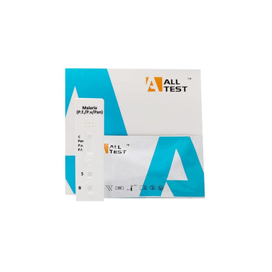 Malaria Schnelltest Kassetten-Test - Nachweis von Plasmodien P.f., P.v., P.o., P.m. - Med-Praxisbedarf
