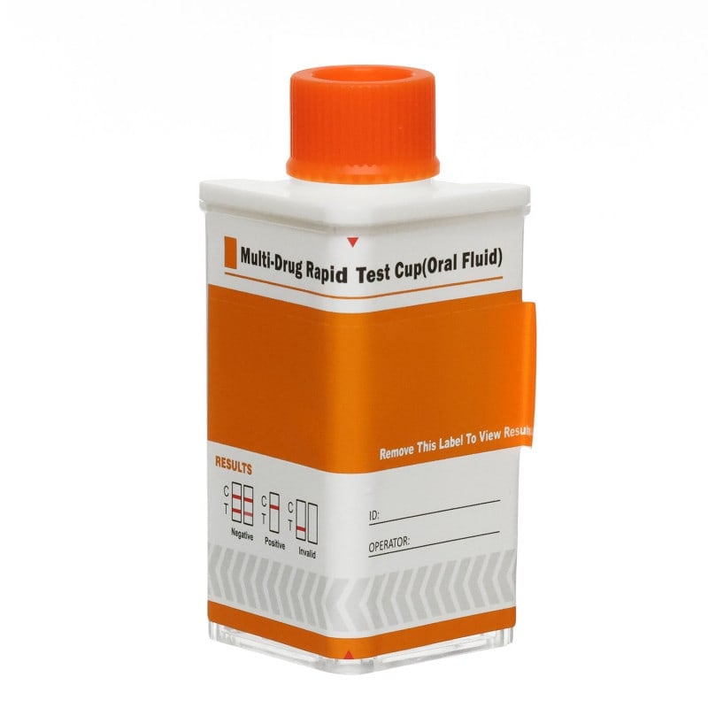 Multi-Drug Speichel-Schnelltest (8) von Hangzhou Biotech - Drogennachweis Kit - Med-Praxisbedarf